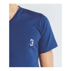 Homme Louisa Bracq T-shirt Col V*Black Basic Range - T-shirt col V