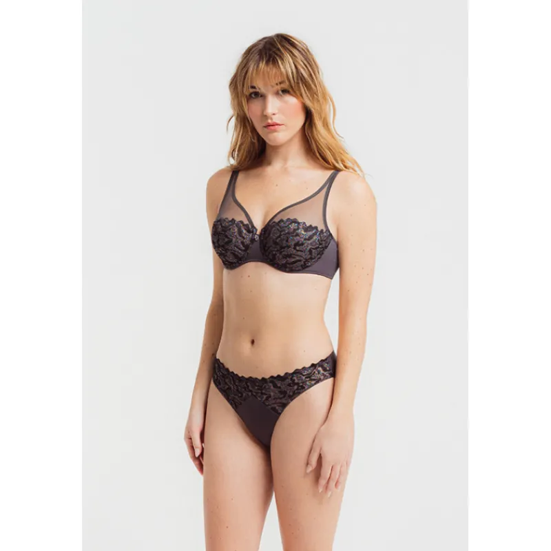 Louisa Bracq Foulard*Electric Waves - Soutien-gorge - Foulard