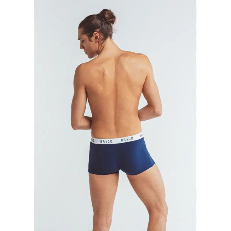 Homme Louisa Bracq Boxer Court*Navy Basic Range - Boxer court