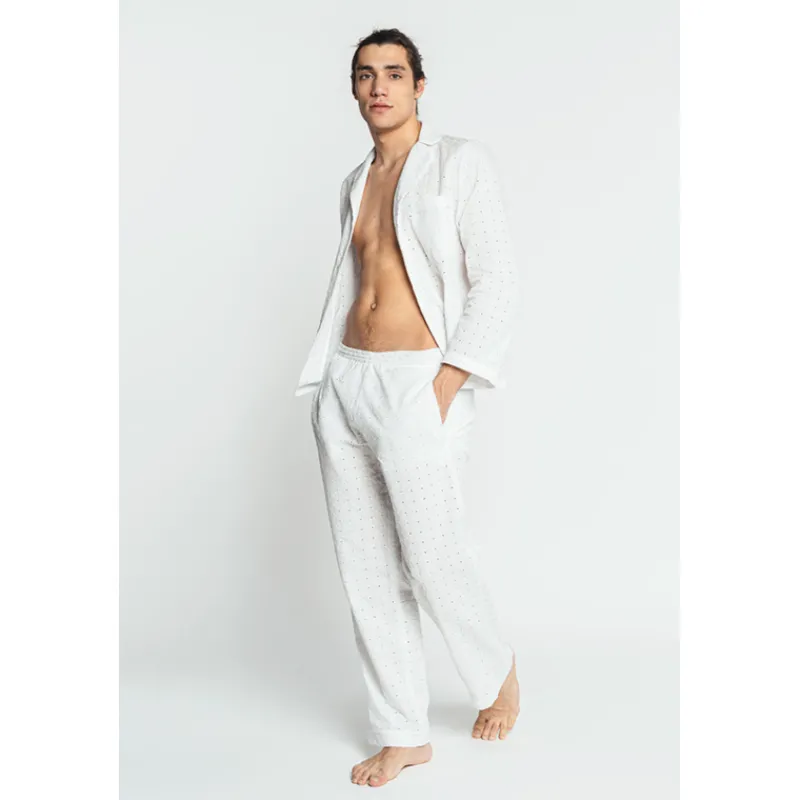 Homme Louisa Bracq Veste De Pyjama*Paco - Veste de Pyjama - Blanc