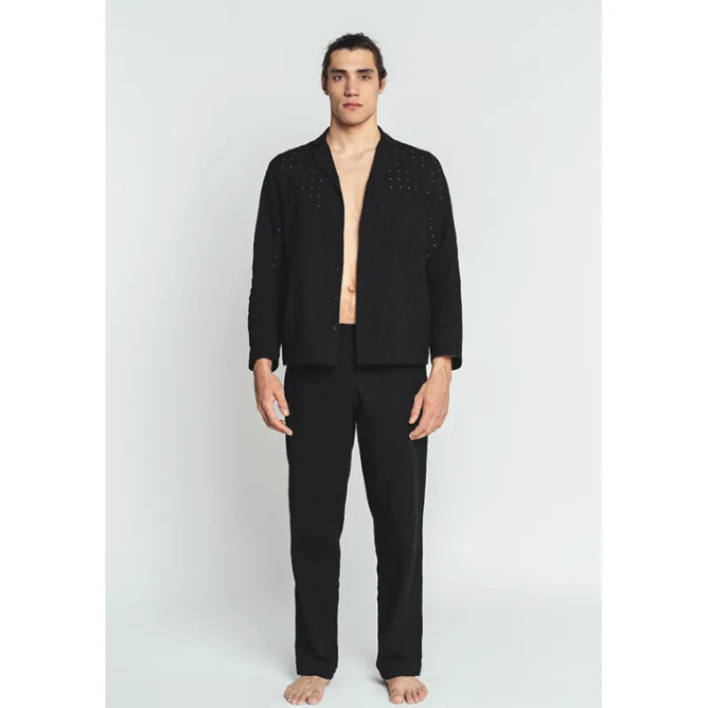 Homme Louisa Bracq Veste De Pyjama*Paco - Veste de Pyjama - Noir