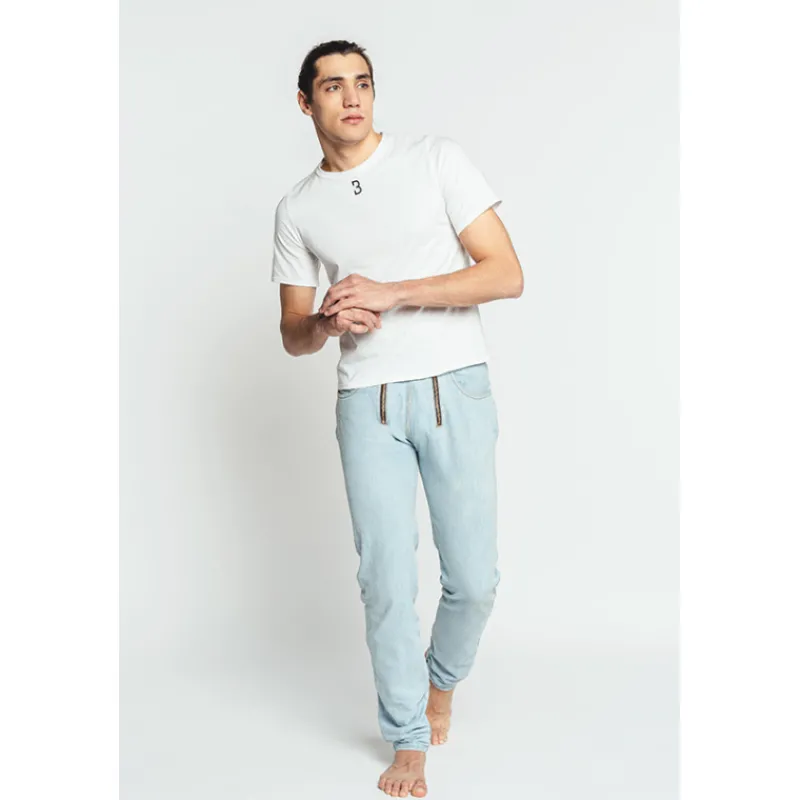 Homme Louisa Bracq T-shirt Col Rond*White Basic Range - T-shirt col rond