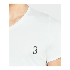 Homme Louisa Bracq T-shirt Col V*White Basic Range -  T-shirt col V