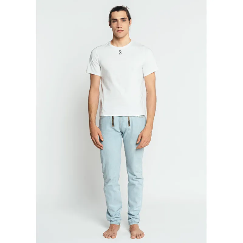 Homme Louisa Bracq T-shirt Col Rond*White Basic Range - T-shirt col rond